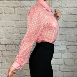 Vintage 70’s Haband semi sheer blouse